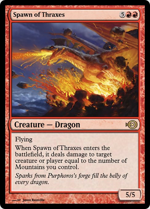 Spawn of Thraxes highlighted card art