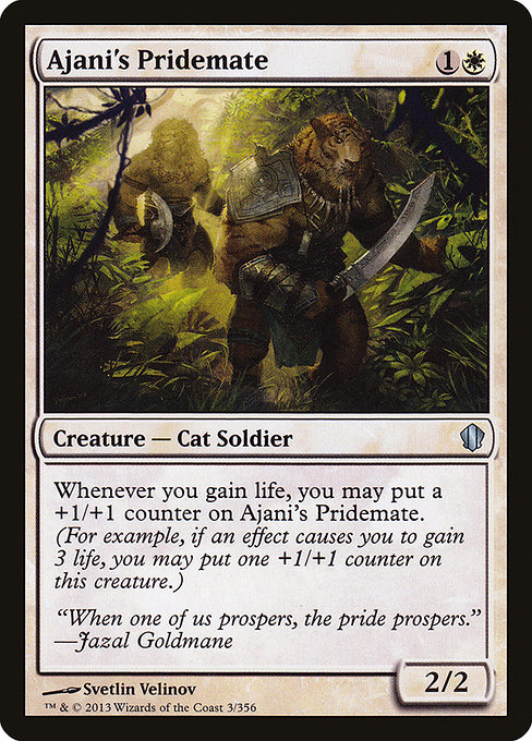 Ajani's Pridemate from Commander 2013