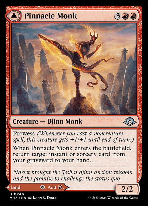 Pinnacle Monk // Mystic Peak from Modern Horizons 3