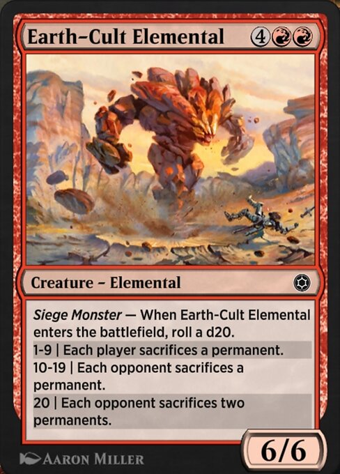 Earth-Cult Elemental highlighted card art