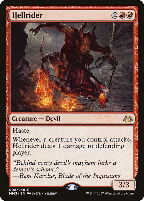 Hellrider from Modern Masters 2017