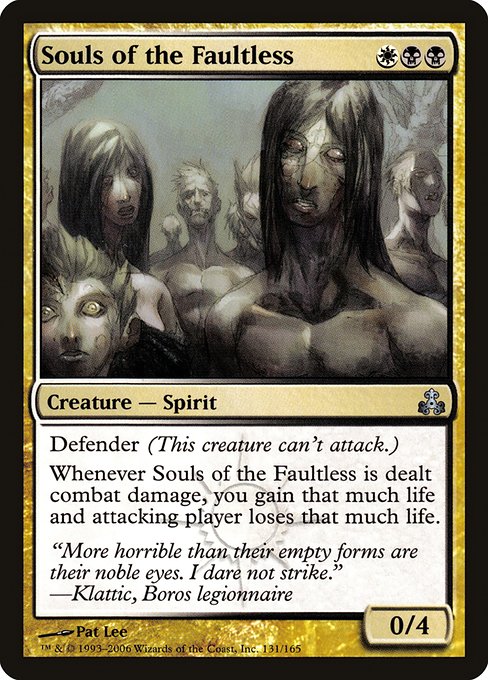 Souls of the Faultless highlighted card art