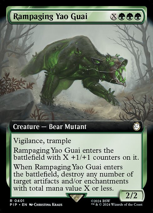 Rampaging Yao Guai highlighted card art