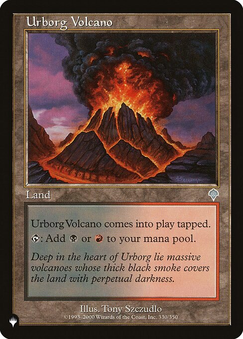 Urborg Volcano highlighted card art