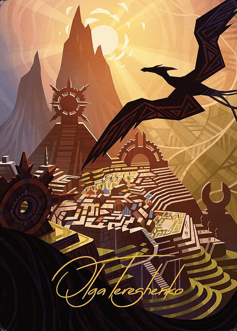 Plains // Plains from The Lost Caverns of Ixalan Art Series
