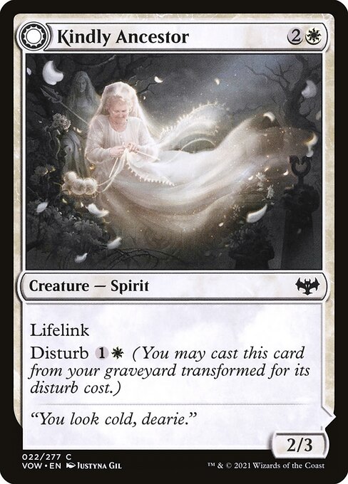 Kindly Ancestor // Ancestor's Embrace from Innistrad: Crimson Vow