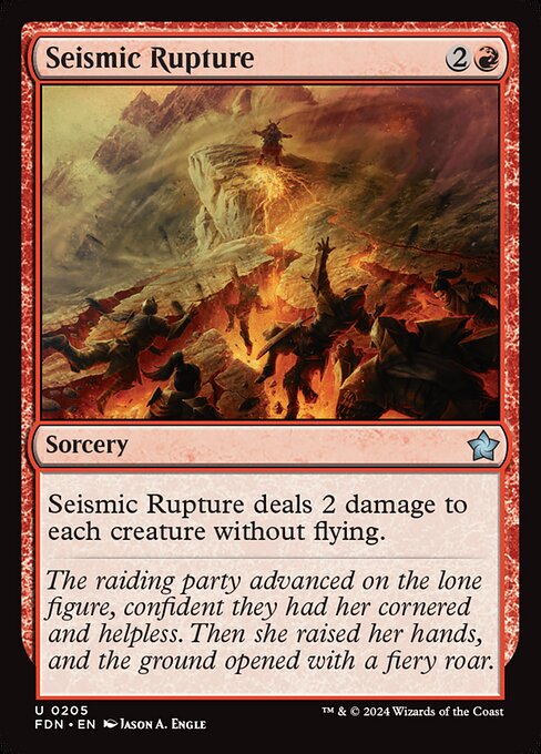 Seismic Rupture highlighted card art