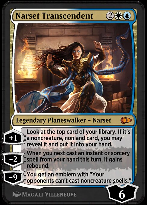 Narset Transcendent highlighted card art