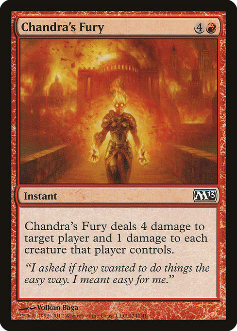 Chandra's Fury from Magic 2013