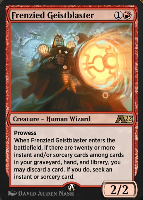 Frenzied Geistblaster highlighted card art