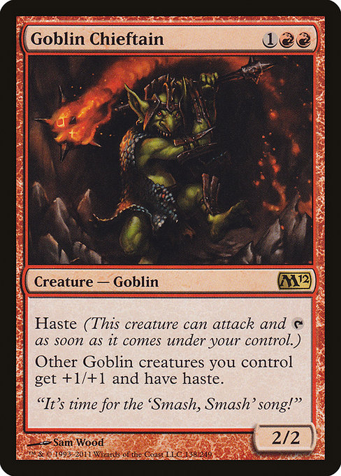Goblin Chieftain from Magic 2012