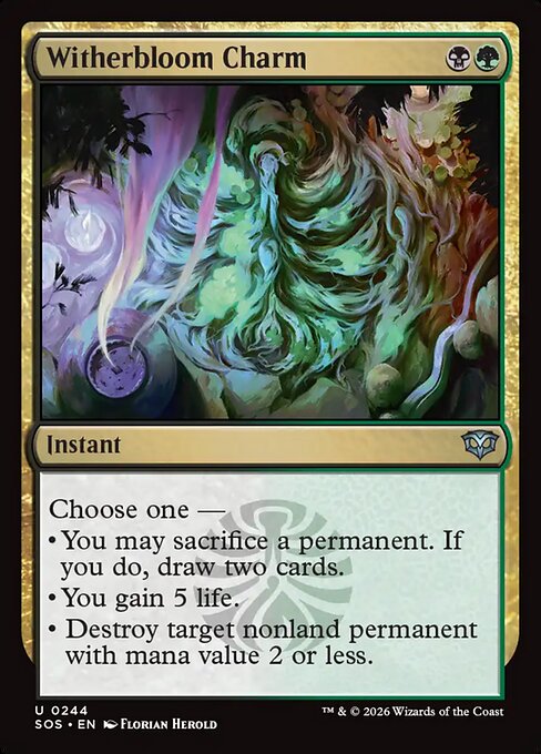 Witherbloom Charm from Secrets of Strixhaven