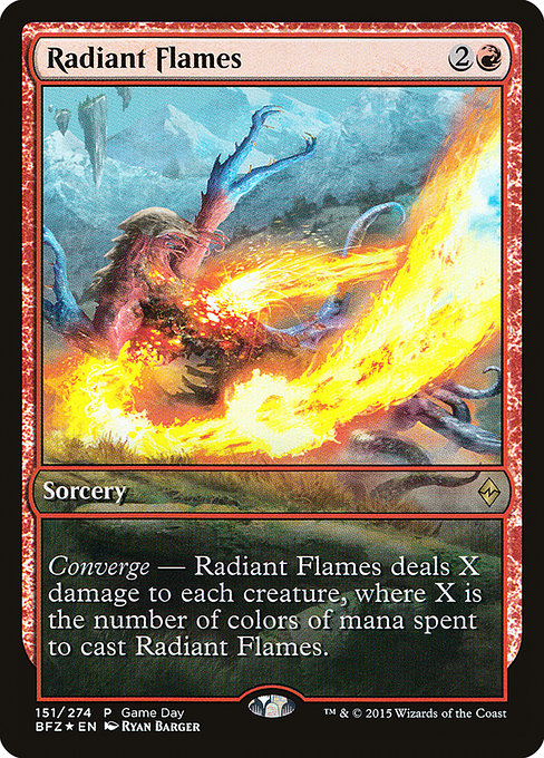 Radiant Flames from Battle for Zendikar Promos