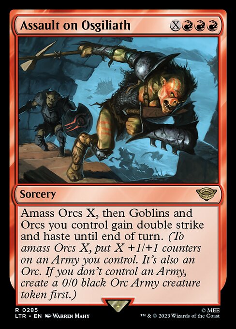 Assault on Osgiliath highlighted card art
