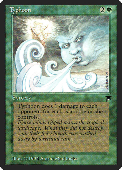 Typhoon highlighted card art