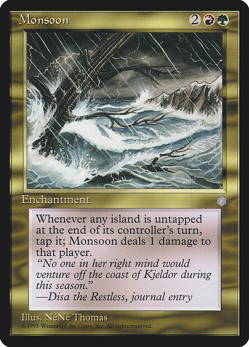 Monsoon highlighted card art