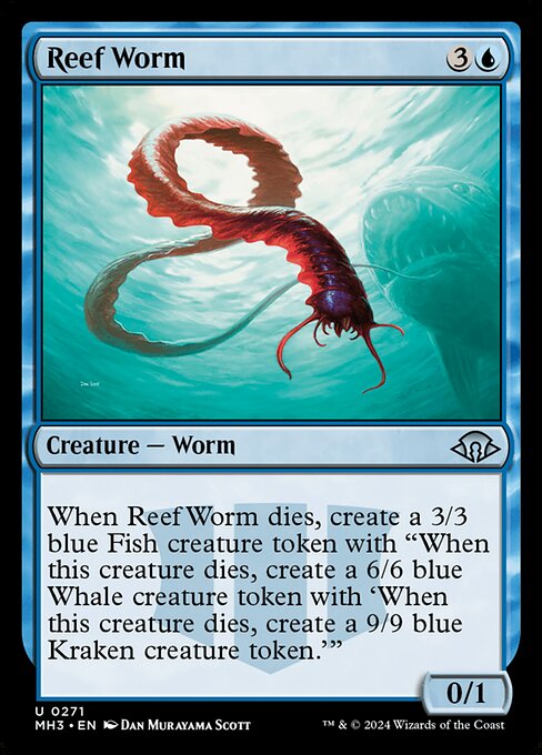 Reef Worm highlighted card art