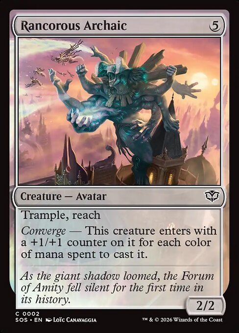Rancorous Archaic from Secrets of Strixhaven