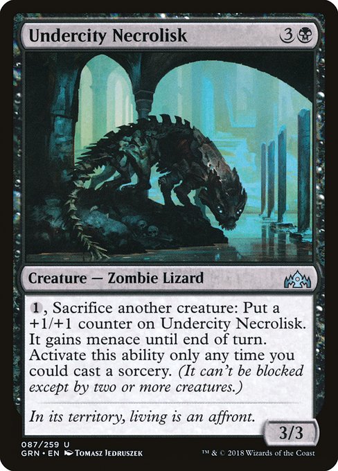 Undercity Necrolisk highlighted card art