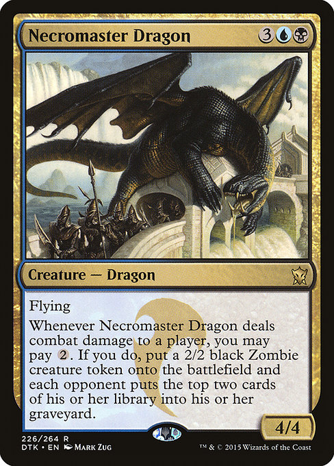 Necromaster Dragon from Dragons of Tarkir