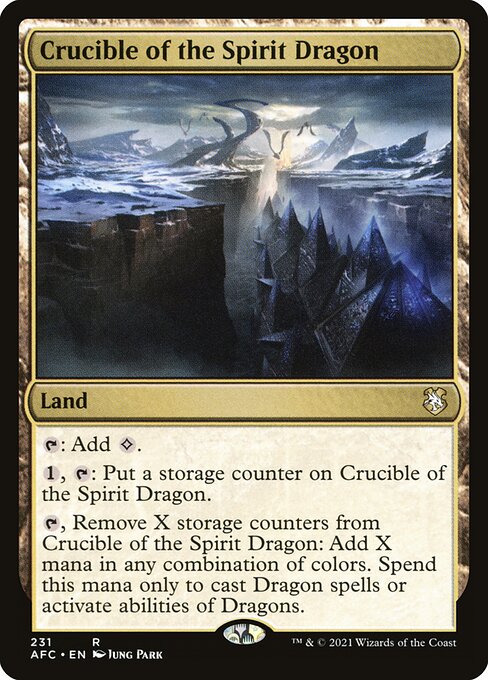 Crucible of the Spirit Dragon highlighted card art