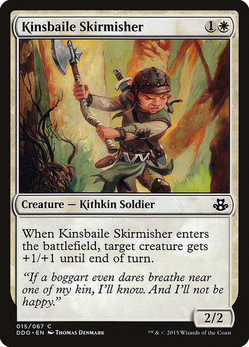 Kinsbaile Skirmisher highlighted card art