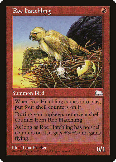 Roc Hatchling highlighted card art