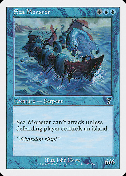 Sea Monster from Seventh Edition
