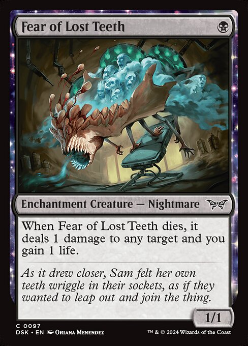Fear of Lost Teeth highlighted card art