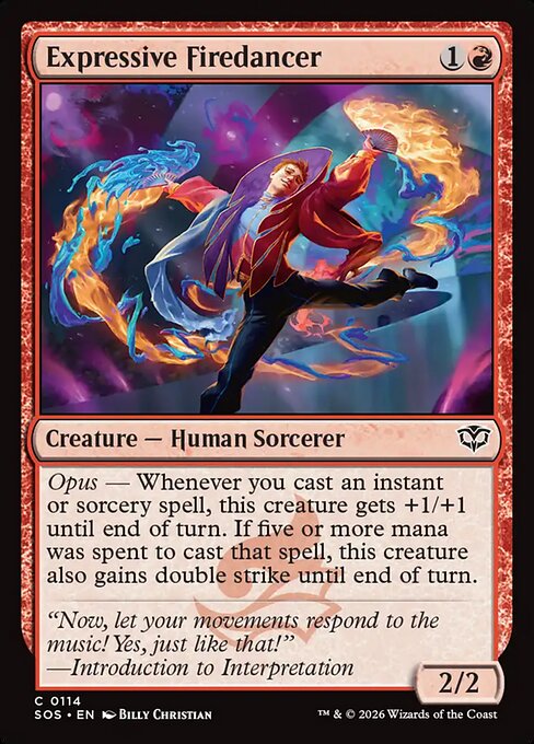 Expressive Firedancer from Secrets of Strixhaven