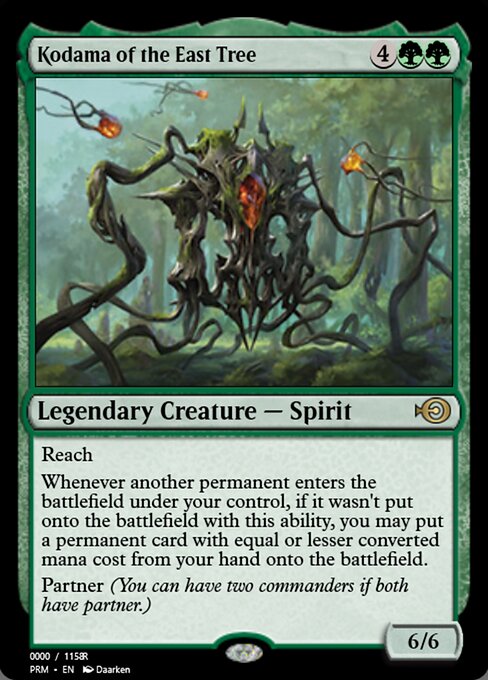 Kodama of the East Tree from Magic Online Promos