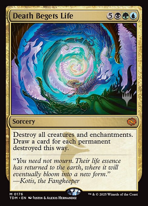 Death Begets Life from Tarkir: Dragonstorm Promos