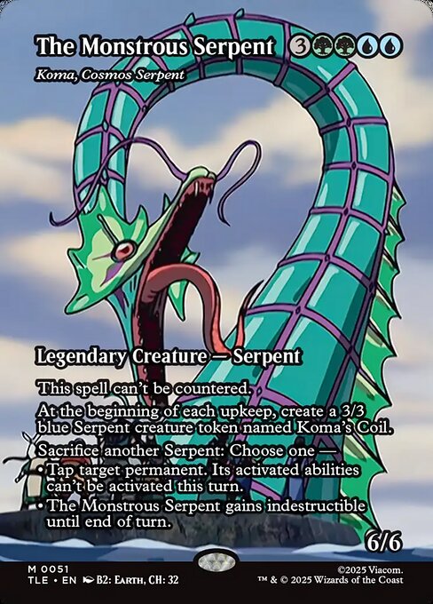 Koma, Cosmos Serpent from Avatar: The Last Airbender Eternal