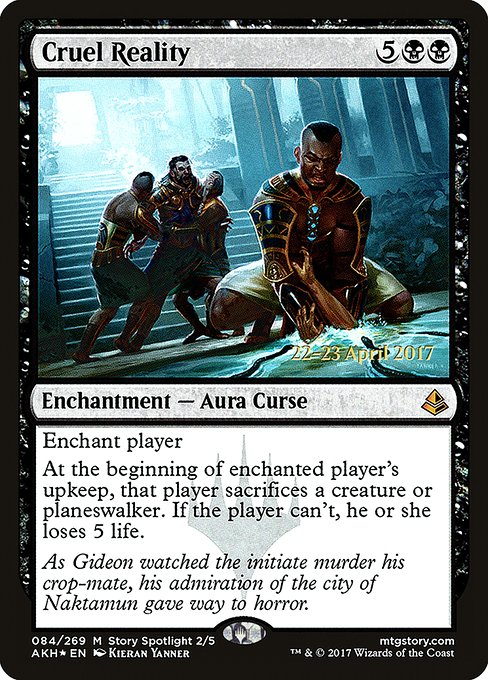 Cruel Reality from Amonkhet Promos