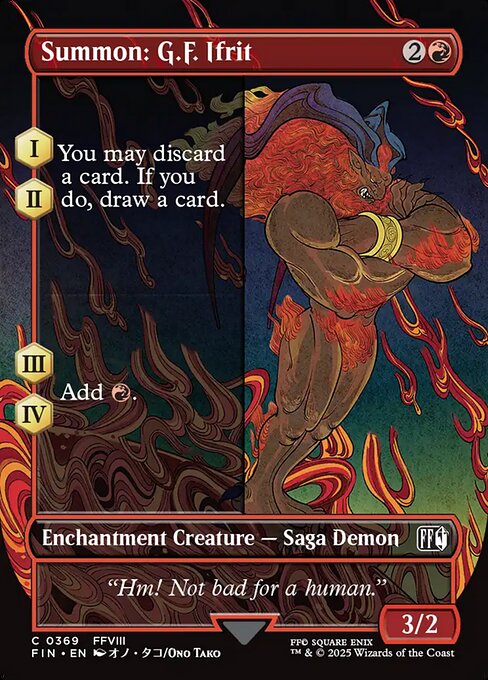 Summon: G.F. Ifrit highlighted card art