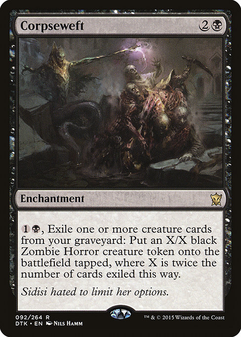 Corpseweft highlighted card art