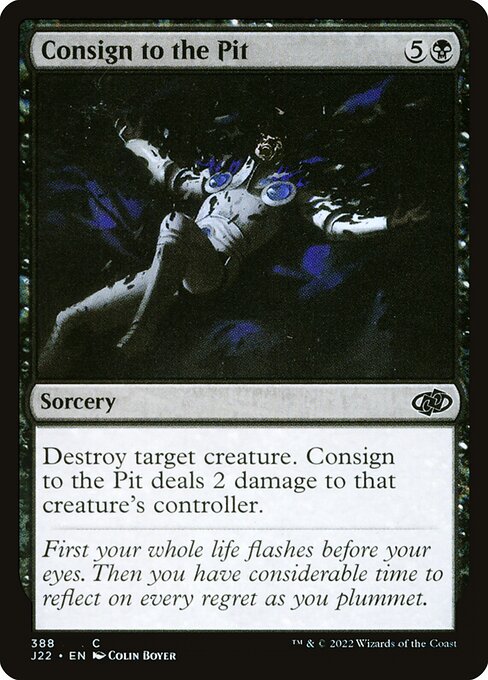 Consign to the Pit highlighted card art