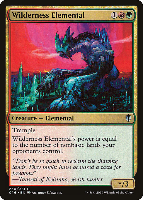 Wilderness Elemental highlighted card art