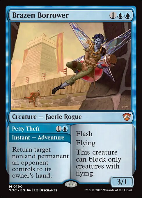 Brazen Borrower // Petty Theft from Secrets of Strixhaven Commander