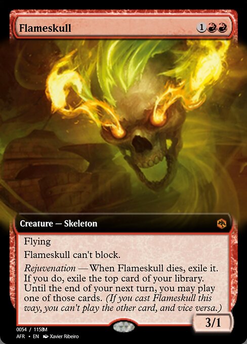 Flameskull highlighted card art