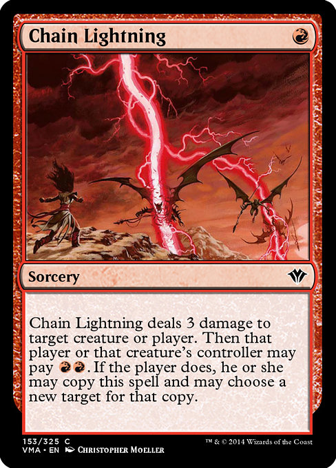 Chain Lightning from Vintage Masters