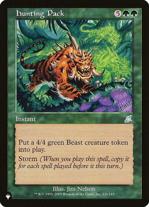 Hunting Pack highlighted card art