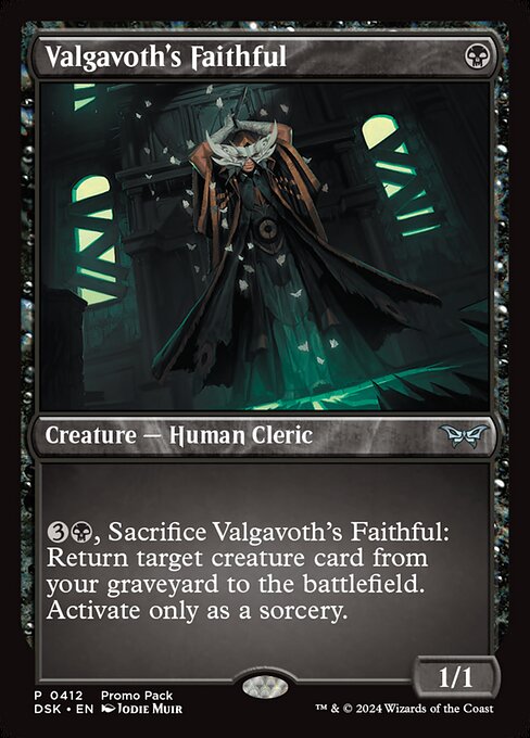 Valgavoth's Faithful highlighted card art