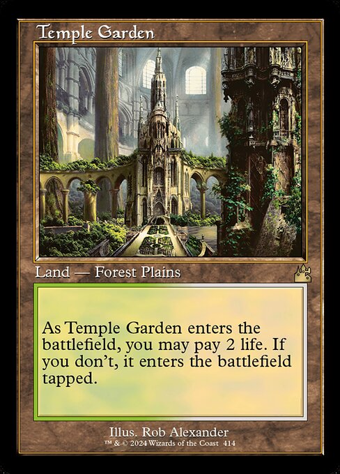 Temple Garden from Ravnica Remastered