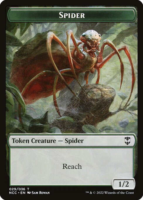 Spider from New Capenna Commander Tokens