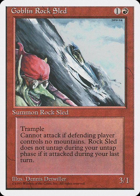 Goblin Rock Sled highlighted card art
