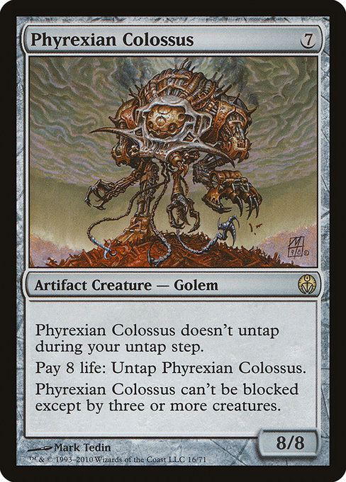 Phyrexian Colossus from Duel Decks: Phyrexia vs. the Coalition