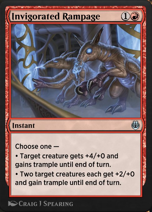 Invigorated Rampage from Kaladesh Remastered