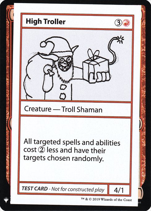High Troller from Mystery Booster Playtest Cards 2019