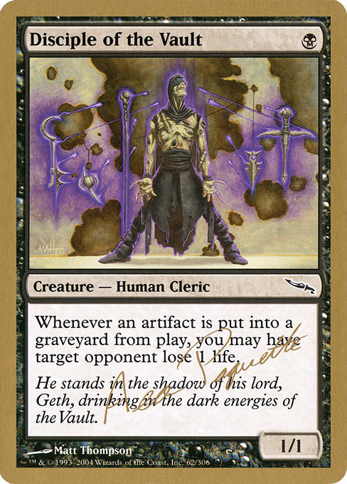 Disciple of the Vault from World Championship Decks 2004